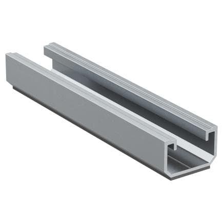 FISCHER 567186 - Profil SolarMetal pour la fixation de panneaux photovoltaïques sur toits en tôle ondulée