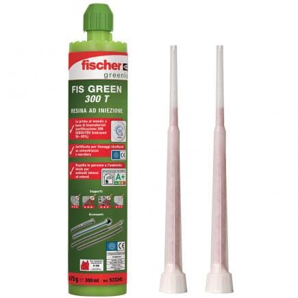 FISCHER 523245 - Ancrage chimique à résine à base de biomatériaux FIS GREEN 300 T