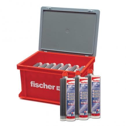 FISCHER 520573 - Cartouches de résine d'ancrage chimique à technologie aux xylanes en carton FSB BOX