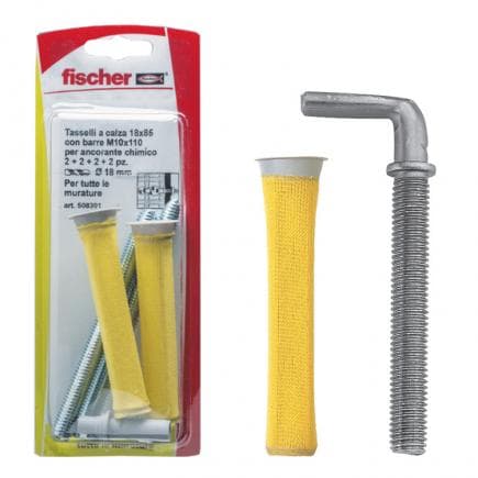 FISCHER 508304 - Cheville chaussette FIS H avec barres pour ancrage chimique