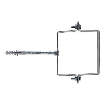FISCHER 501306 - Collier galvanisé par aspersion SCP-Z pour tube carré