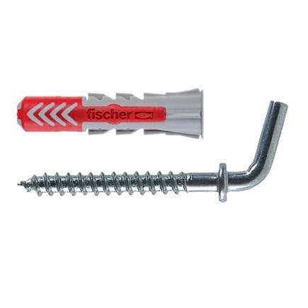 FISCHER 541746 - Cheville DUOPOWER avec crochet court