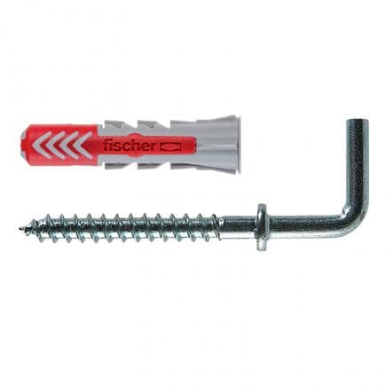 FISCHER 541744 - Cheville DUOPOWER avec crochet moyen