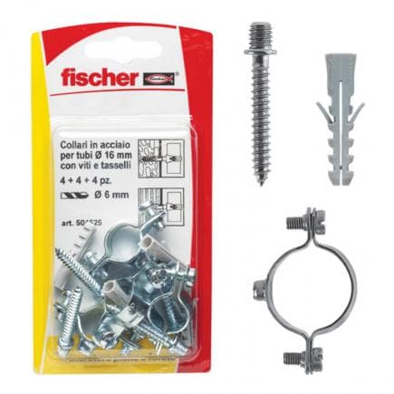 FISCHER 504630 - Colliers fixation tuyaux K