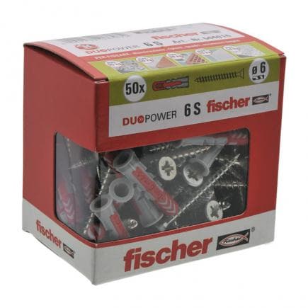 FISCHER 544018 - Cheville DUOPOWER S Y avec vis