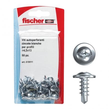 FISCHER 519011 - Vis pour montage profilés plaques de plâtre FPS-FPB K
