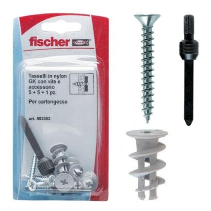 FISCHER 552392 - Cheville pour plaque de plâtre à vis GK S K