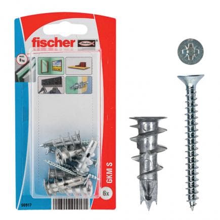 FISCHER 90917 - Cheville métallique pour plaque de plâtre à vis GKMS SK