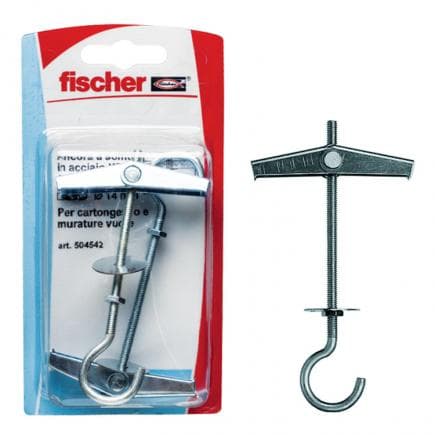 FISCHER 504542 - Cheville à ancre avec crochet rond KDH 4 K