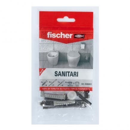 FISCHER 508681 - Kit de fixation sanitaires au sol