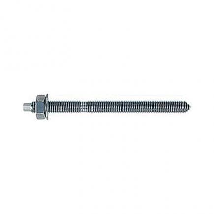 FISCHER 50256 - Barre filetée en acier avec écrou et rondelle RGM