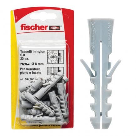 FISCHER 504402 - Cheville en nylon sous blister S K