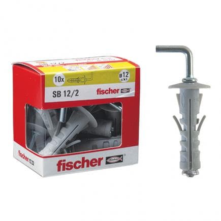 FISCHER 8244 - Cheville à expansion avec vis à tête évasée avec capuchon sous boîte SB Y