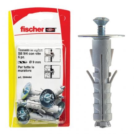 FISCHER 504443 - Cheville à expansion avec œillet fermé sous blister SB K