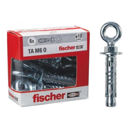 FISCHER 71254 - Cheville en acier avec œillet sous boîte TA M O Y