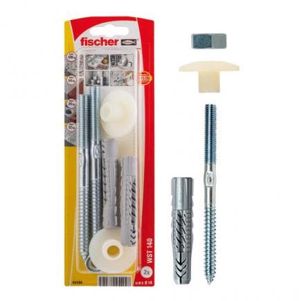 FISCHER 45494 - Cheville pour lavabo et sanitaire mural sous blister WST 140 K