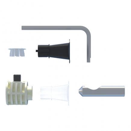 FISCHER 551883 - Fixation invisible pour WC et bidets suspendus à accès latéral et par le haut WB 9 B LV