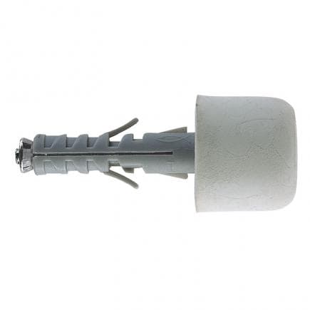 FISCHER 500352 - Cheville à expansion avec butoir de porte en PVC blanc SB 9/12