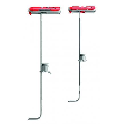 FISCHER 544598 - Cheville basculante en nylon avec crochet pour plaques de plâtre et autres plaques DUOTEC 12 H