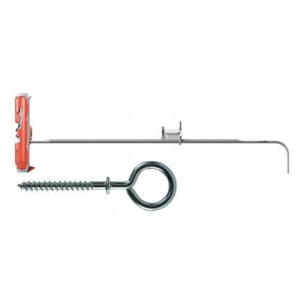 FISCHER 544479 - Cheville basculante en nylon avec œillet fermé pour plaques de plâtre et autres plaques DUOTEC 10 O