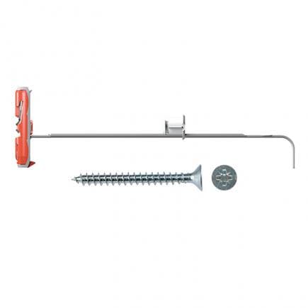 FISCHER 540178 - Cheville basculante en nylon avec vis évasée pour plaques de plâtre et autres plaques DUOTEC 10 S