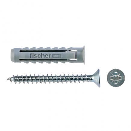 FISCHER 570022 - Cheville en nylon avec vis aggloméré Pozidriv SX S DB