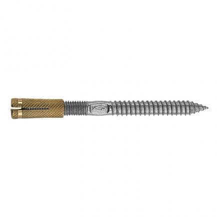 FISCHER 501438 - Cheville femelle en laiton à double vis métrique - filet bois PO S