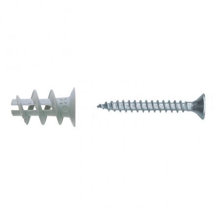 FISCHER 52390 - Cheville avec vis pour plaque de plâtre GK S