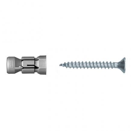 FISCHER 15938 - Cheville à expansion en nylon avec vis pour panneaux PD S