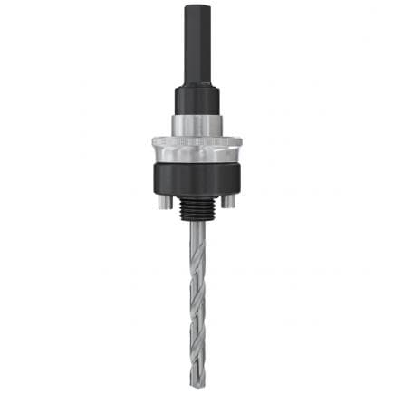 FISCHER 532057 - Adaptateur perceuse avec pointe de centrage HSS pour fraises à godet bimétalliques FM