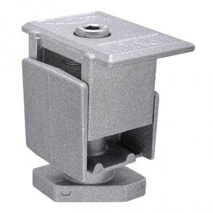 FISCHER 519784 - Pre-assembled single adjustable clamp grey PMU