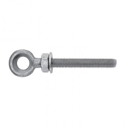 FISCHER 507007 - Œillet classe 8.8 galvanisé blanc avec écrou et rondelle FIS A OH