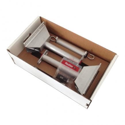 FISCHER 539503 - Kit mât indéformable d’extrémité à base plate en aluminium BP