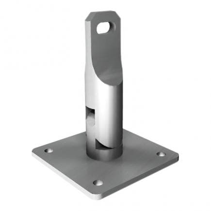 FISCHER 535568 - Mât d'extrémité en aluminium pour toiture métallique PE MR