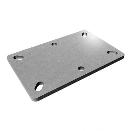 FISCHER 539507 - Plaque de cerclage en acier galvanisé à chaud