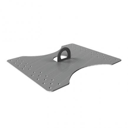 FISCHER 535560 - Plaque trapézoïdale inox pour tôle ondulée PGC 200-250 A