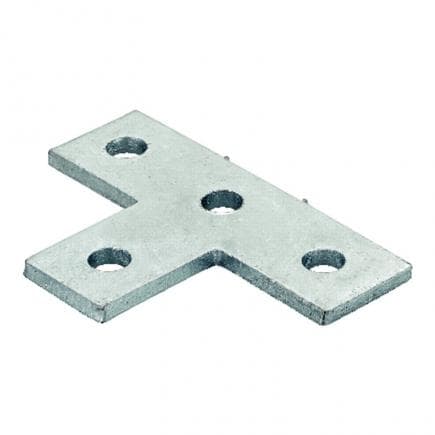 FISCHER 537583 - Plaque de raccordement en acier galvanisé à chaud FFF 4 T