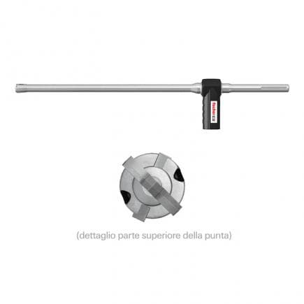 FISCHER 546601 - Mèche creuse pour perçage sans poussière dans le béton FHD Max