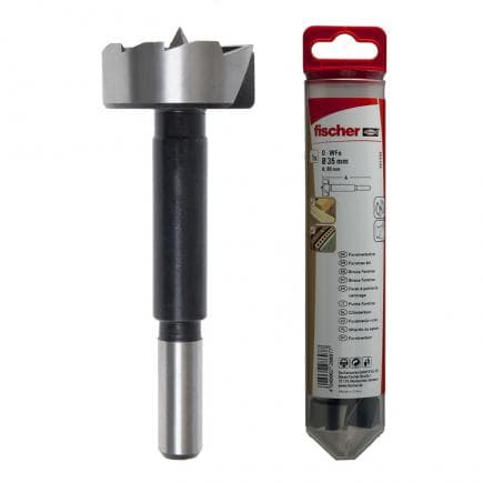 FISCHER 551337 - Mèche Forstner en acier pour bois avec centreur sous blister PLF K