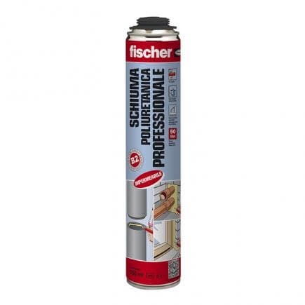 FISCHER 9292 - Mousse de polyuréthane résistante à la pression et testée au fil incandescent pour pistolet PUP