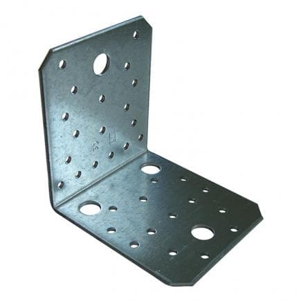FISCHER 541235 - Support d’angle lourd en acier galvanisé à chaud XAEA