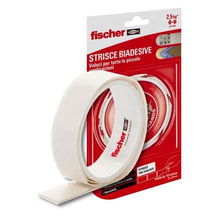 FISCHER 552159 - Bandes adhésives double face prédécoupées NTJH
