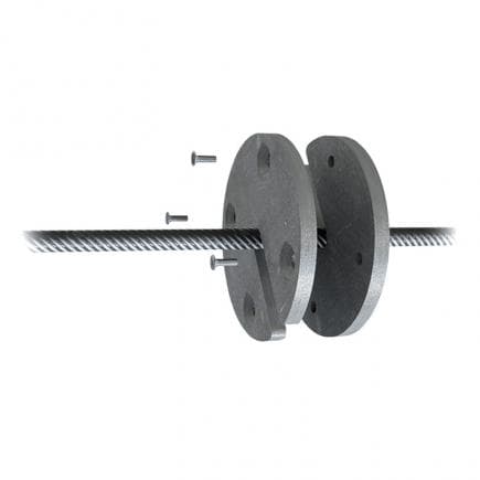FISCHER 535566 - Bloc coulissant en acier inox