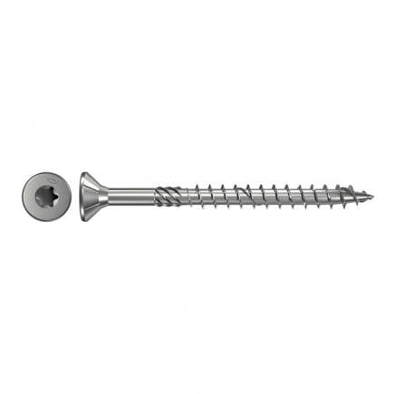 FISCHER 652313 - Torx white galvanized chipboard screw with countersunk head and partial thread FPF-ST ZPP
