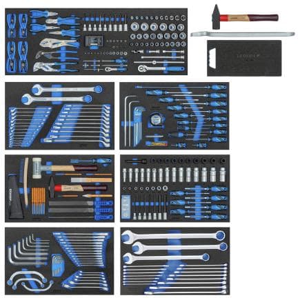 GEDORE 3436373 - Gama profesional AGRAR en módulos CT (306 pcs.)