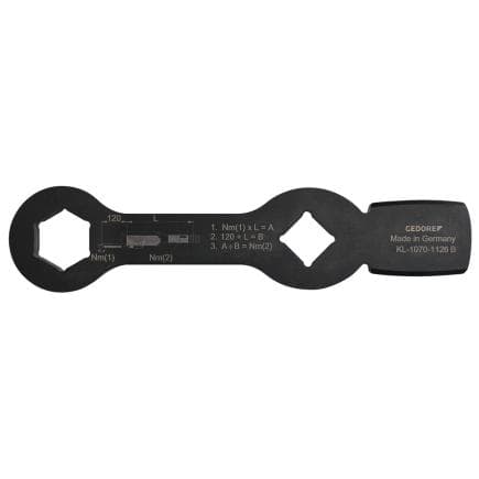GEDORE 2968533 - KL-1070-1126 B - Clé à frapper, profil 6 pans SW 26