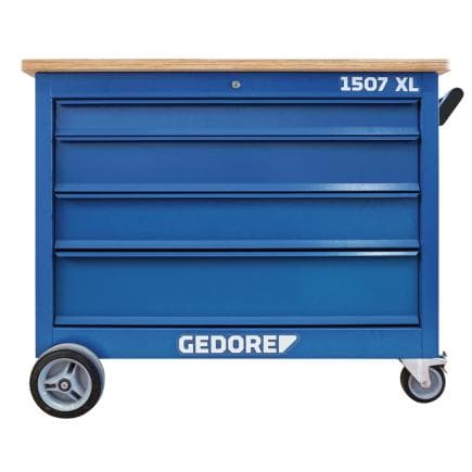 GEDORE 3254313 - KL-4999-120 A - Chariot d'atelier/de montage avec 4 tiroirs