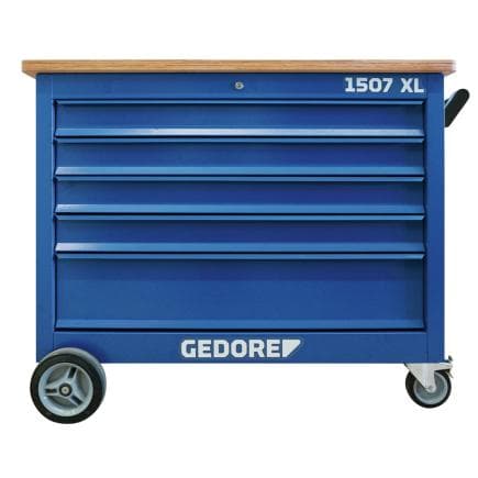 GEDORE 3254321 - KL-4999-121 A - Chariot d'atelier/de montage avec 5 tiroirs