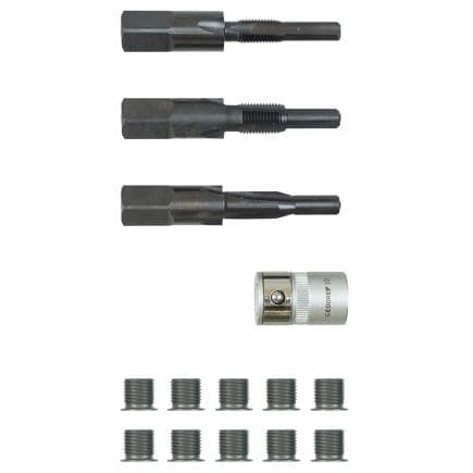 GEDORE 2395843 - KL-0132-53 K - Jeu de réparation de filetage pour bougies de préchauffage M8x1