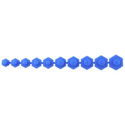 GEDORE 3468941 - KL-4080-100 - Douilles pour embouts, magnétique, SW10-19